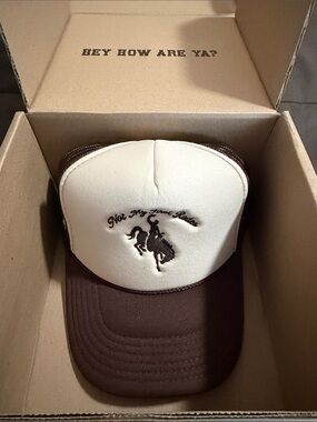 mike. Stevenson Ranch/not my first rodeo.  Trucker Hat with Rodeo Embroidery
